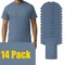 Gildan Unisex Ultra Cotton Short Sleeve T-Shirt Bundle, Crewneck Blanks for Crafting, Indigo Blue, S–5XL